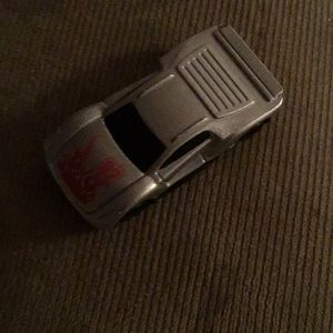 Siver race car